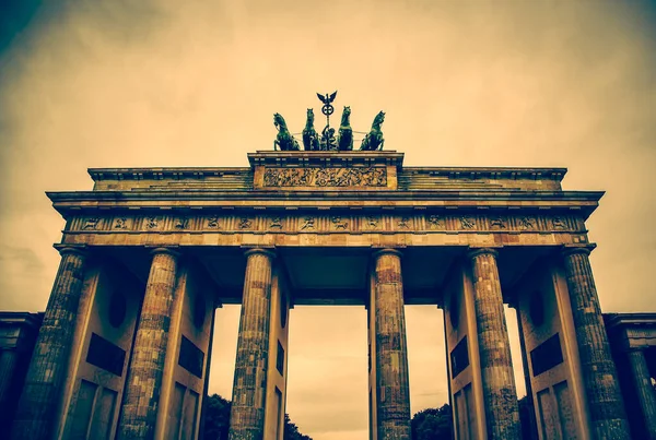 Berlin Germany July 2018 Πύλη Του Brandenburg Στην Παλιά Πόλη — Φωτογραφία Αρχείου