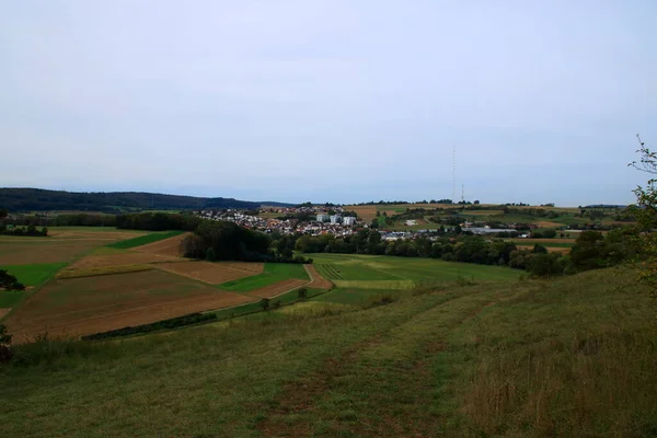Blick Auf Die Gemeinde Lomersheim Der Enz — Stockfoto
