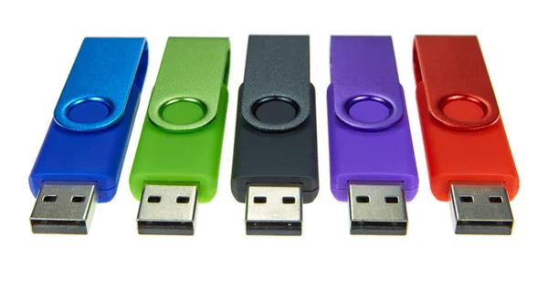 Verschillende Usb Sticks Met Zeer Grote Opslag — Stockfoto