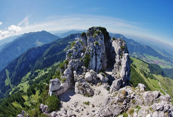 Vista Desde Cumbre Del Kampenwand Dirección Observación Aschau Alta Baviera — Foto de Stock