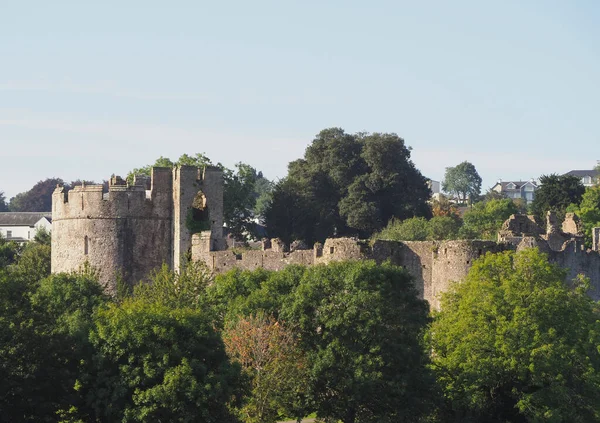Ruins Chepstow Castle Castell Cas Gwent Welsh Chepstow — Stock Photo, Image