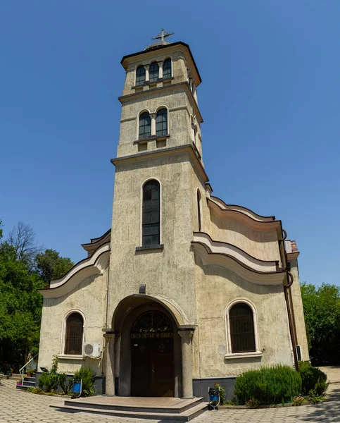 Kirche Peter Und Paul Plowdiw Bulgarien Weitwinkelobjektiv — Stockfoto