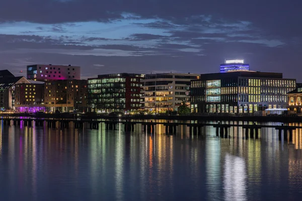 Night View City Stockholm Sweden — Stock Photo, Image