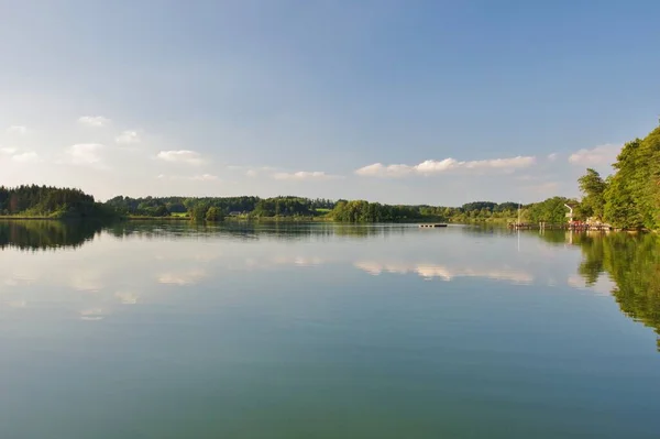 Beau Paysage Avec Une Rivière Lac — Photo