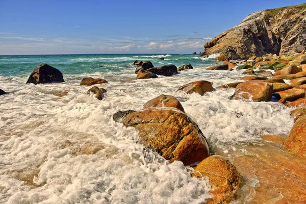 Прекрасное Морское Побережье Природа Фон — стоковое фото