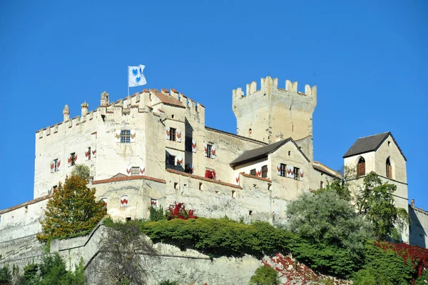 Vinschgau Churburg Castel Coira Południowy Tyrol Tyrol Zamek Hill Schluderns — Zdjęcie stockowe