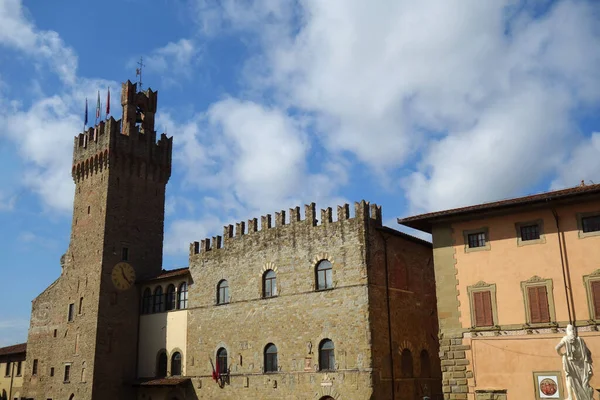 Uitzicht Middeleeuwse Stad Siena Italië — Stockfoto