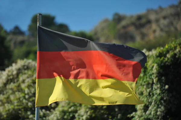 Vlag Van Bondsrepubliek Duitsland — Stockfoto