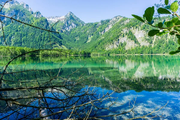 Jeziora Offenlake Langbath Austrii — Zdjęcie stockowe