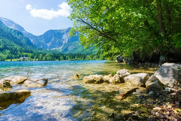 Jeziora Offenlake Langbath Austrii — Zdjęcie stockowe