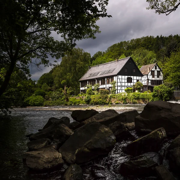 Ett Industri Och Slipmuseum Wipperkotten Wupper Landmärke För Staden Solingen — Stockfoto