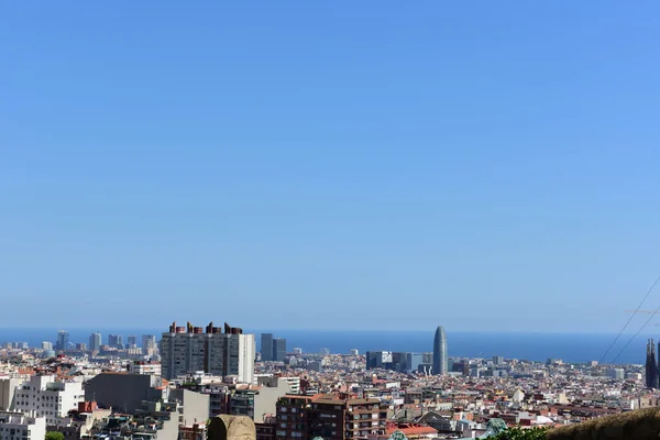 Vista Ciudad Barcelona España — Foto de Stock