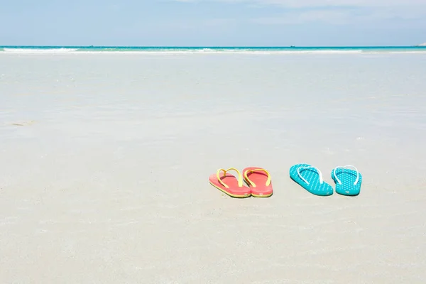 Slippers Het Strand — Stockfoto