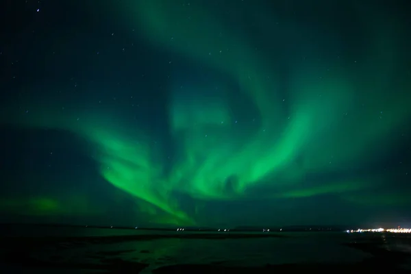 Aurora Borealis Severní Světla Norway — Stock fotografie