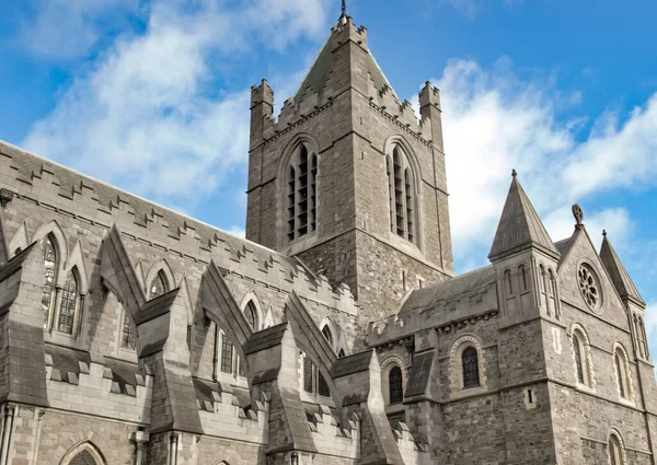 Kostel Krista Dublinu Gotický Architektonický Styl — Stock fotografie