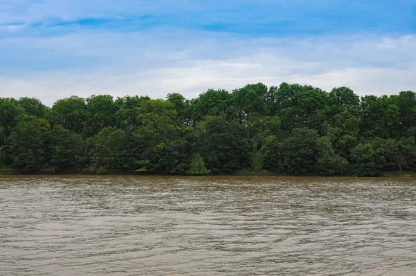 Panoramiczny Widok Tamizę Chelsea Londyn Wielka Brytania — Zdjęcie stockowe