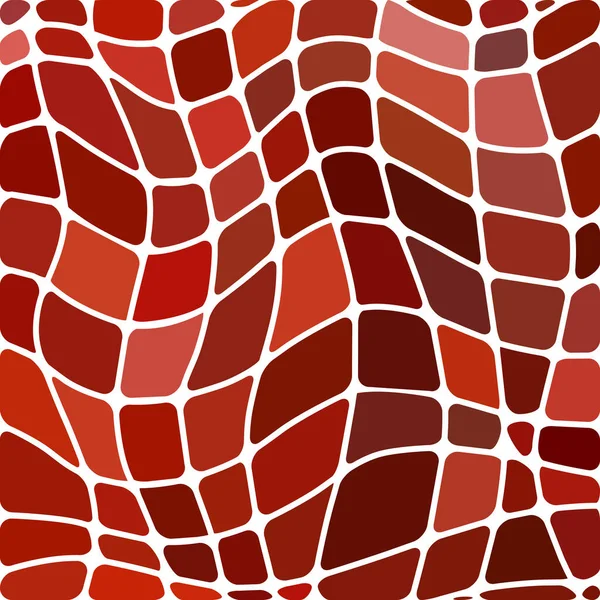 Abstrakt Vektor Färgat Glas Mosaik Bakgrund Röd Och Brun — Stockfoto