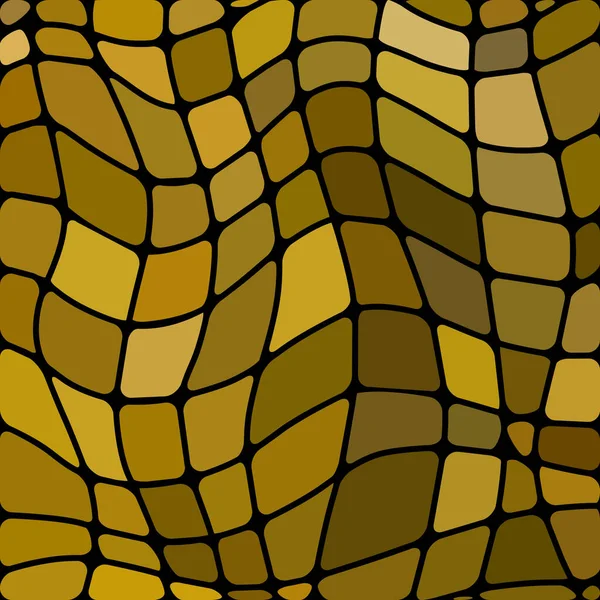 Vector Abstracto Vidrieras Mosaico Fondo Amarillo Naranja —  Fotos de Stock