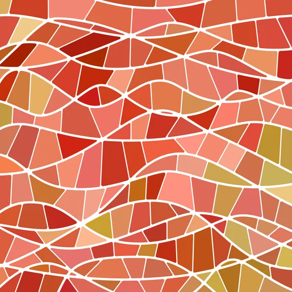 Vector Abstracto Vidrieras Mosaico Fondo Rojo Marrón — Foto de Stock