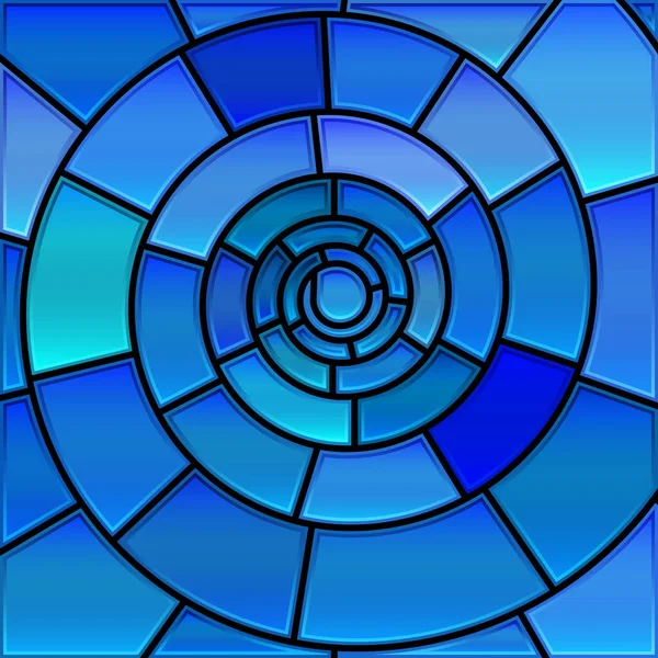 Abstract Vector Glas Lood Mozaïek Achtergrond Blauw Violet — Stockfoto
