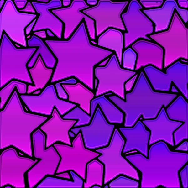 Abstract Vector Glas Lood Mozaïek Achtergrond Paars Violet — Stockfoto