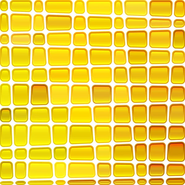Abstrakte Vektor Glasmalerei Mosaik Hintergrund Gelb Und Braun — Stockfoto