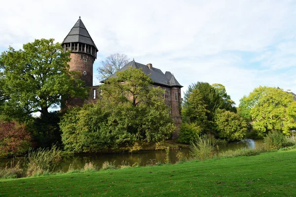 Castelo Linn Krefeld Oppum Alemania — Fotografia de Stock