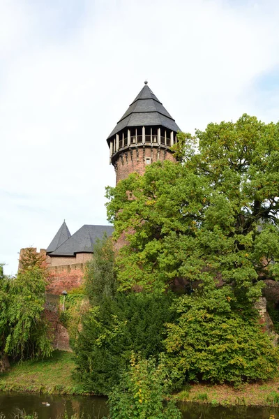 Linn Castle Στο Krefeld Oppum Γερμανία — Φωτογραφία Αρχείου