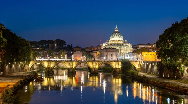 Rome Italië Oktober Sint Pietersbasiliek Vaticaanstad Hoofdstad Van Meest — Stockfoto