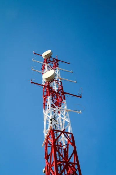 Rádiová Věž Rádiový Systém Pro Vojenské Námořní Civilní Účely — Stock fotografie
