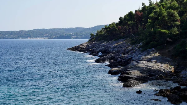 ギリシャの海の調和の自然風景 — ストック写真