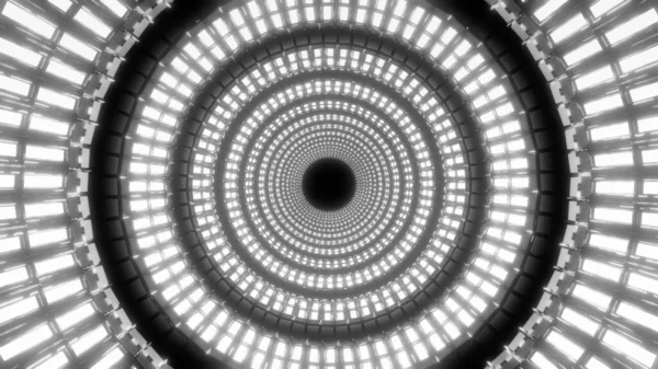 Ατελείωτες Γύρο Αφηρημένη Λαμπερό Πολύχρωμο Σχεδιασμό Λευκό Μοτίβο Εικονογράφηση Φόντο — Φωτογραφία Αρχείου