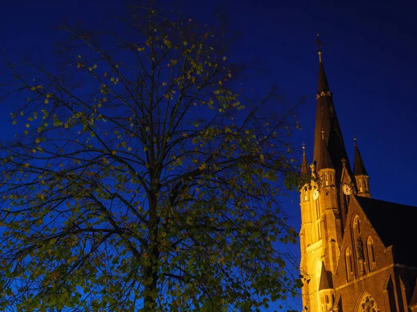 Notte Nella Chiesa Weseke — Foto Stock