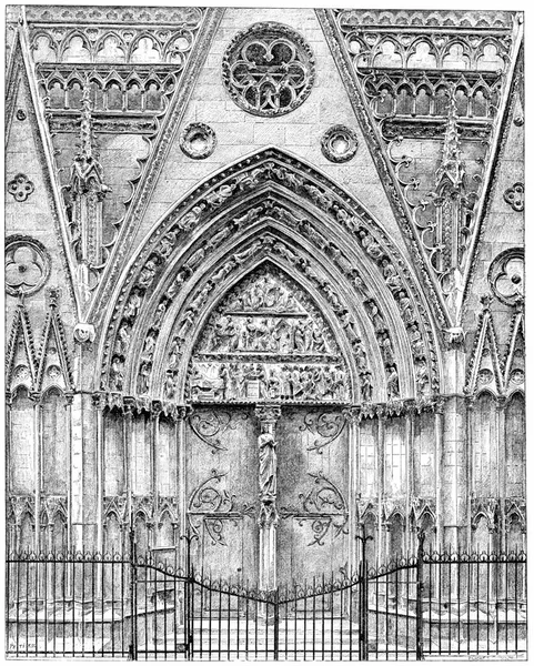 London Circa 2016 Május Notre Dame Paris Katedrálisa — Stock Fotó