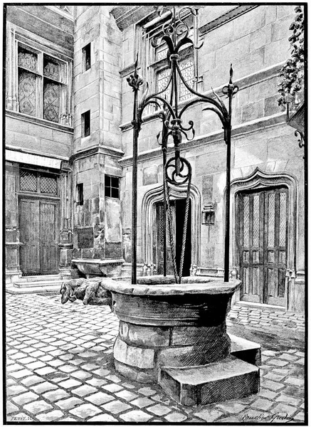 Старая Деревянная Дверь Городе Лондон — стоковое фото