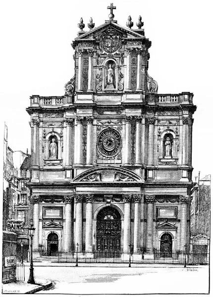 Старая Церковь Городе Лондон Штат Огайо — стоковое фото
