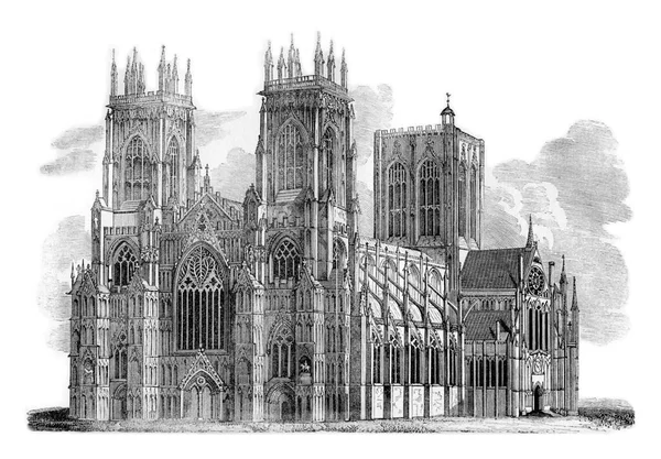 Dessin Cathédrale Angleterre Royaume Uni — Photo