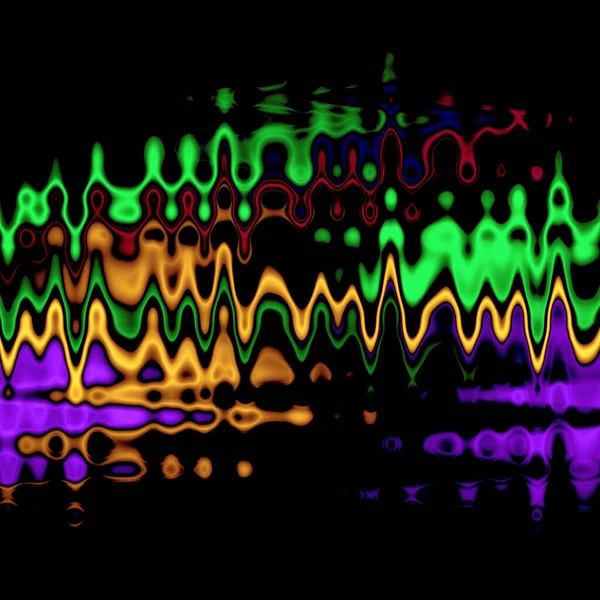 Sfondo Astratto Con Luci Neon Luminose — Foto Stock