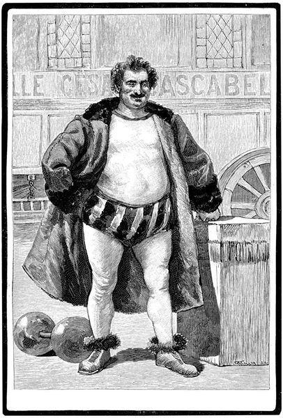 César Cascabel Alte Gestochene Illustration Jules Verne Cesar Cascabel 1890 — Stockfoto