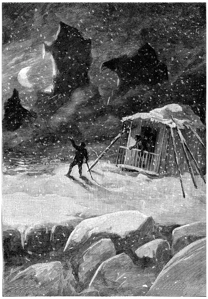 관망하는 부르짖음 포도를 것이니라 Jules Verne Cesar Cascabel 1890 — 스톡 사진