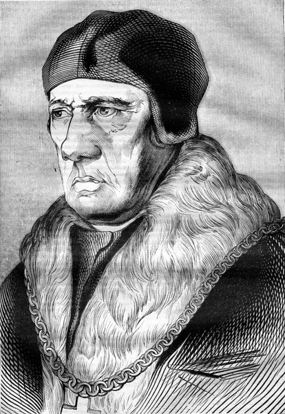 Portrait Que Croit Être Celui Père Thomas More Illustration Gravée — Photo