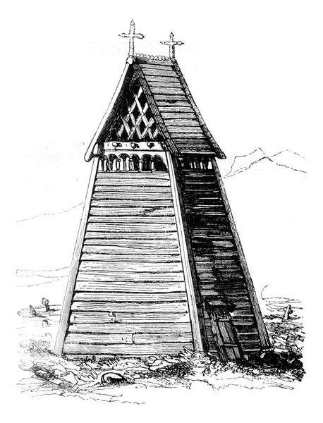교회의 스러운 Magasin Pittoresque 1841 — 스톡 사진