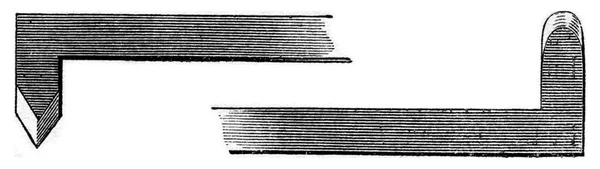 Dimension Des Gerstenkorns Gravur Des Jahrgangs Magasin Pittoreske 1853 — Stockfoto
