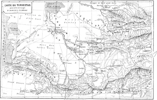 old map. engraving image.
