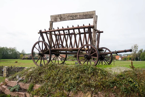Old Wooden Horse Cart — Stock Photo, Image
