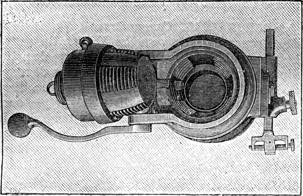 Welin Nalgas Artillería Inglesa Ilustración Grabada Vintage Enciclopedia Industrial Lami — Foto de Stock