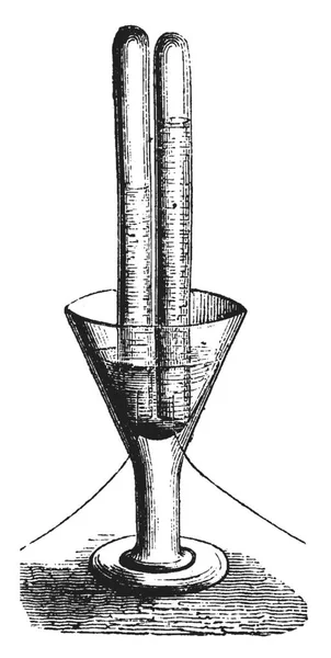Разложение Воды Клеткой Винтажные Гравированные Иллюстрации Магасин Питтореске 1857 Года — стоковое фото