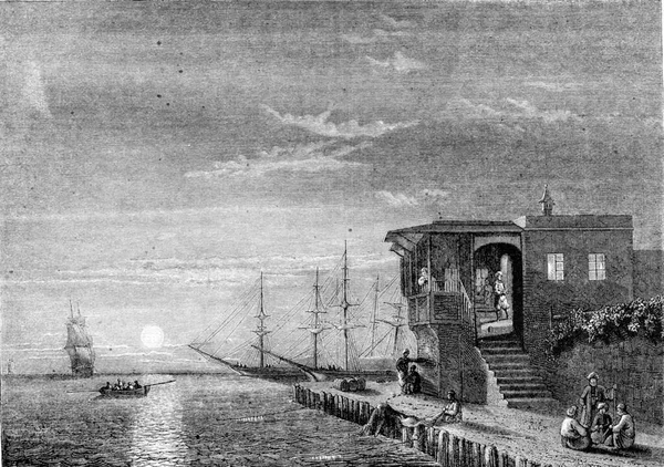 Schilderij Tentoonstelling Van 1857 Turkse Koffie Naar Het Eiland Rhodos — Stockfoto