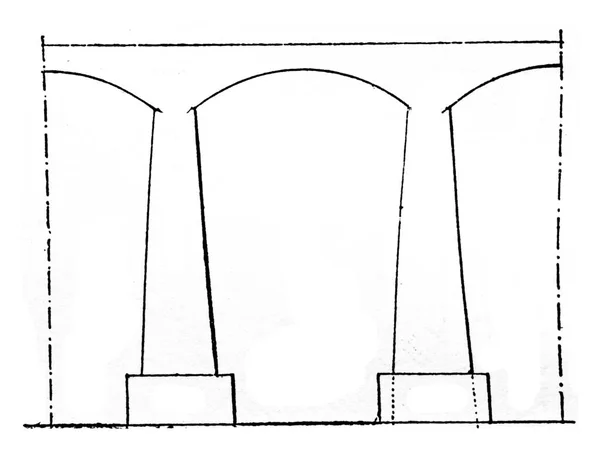 Ilustración Antigua Antigua Edificio Romano — Foto de Stock