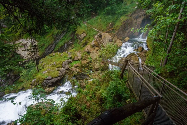 Голлинджерские Водопады Австрии — стоковое фото